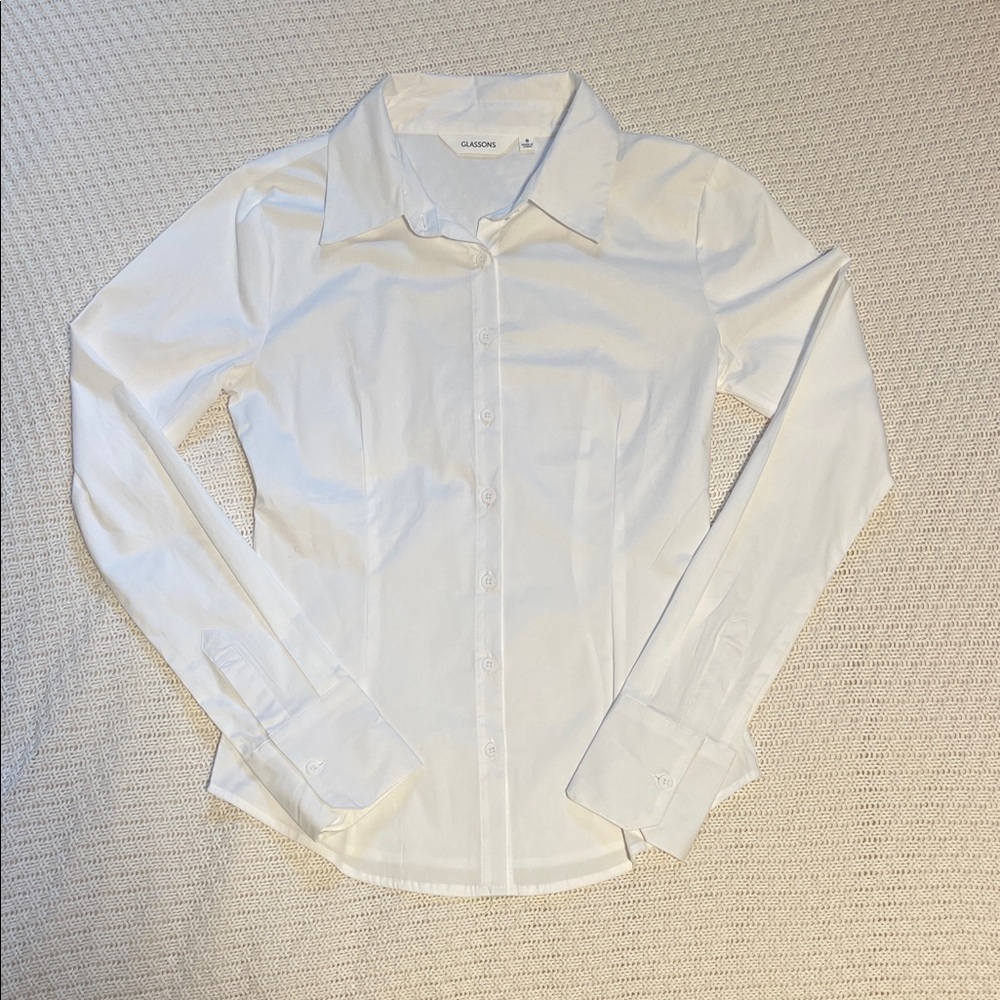 Glassons Crisp White Dress Shirt